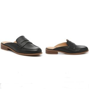 Crown Vintage Naliana Black Penny Mule